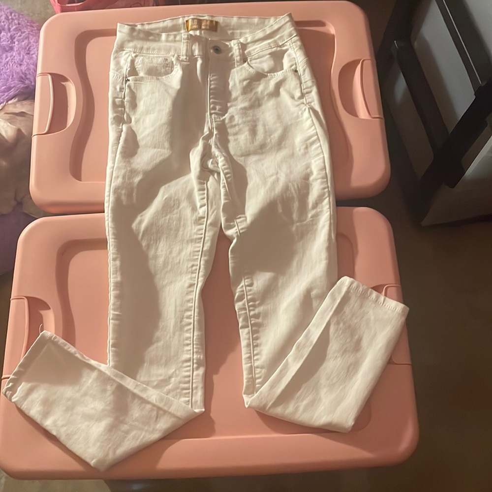 white wax jeans SIZE 3